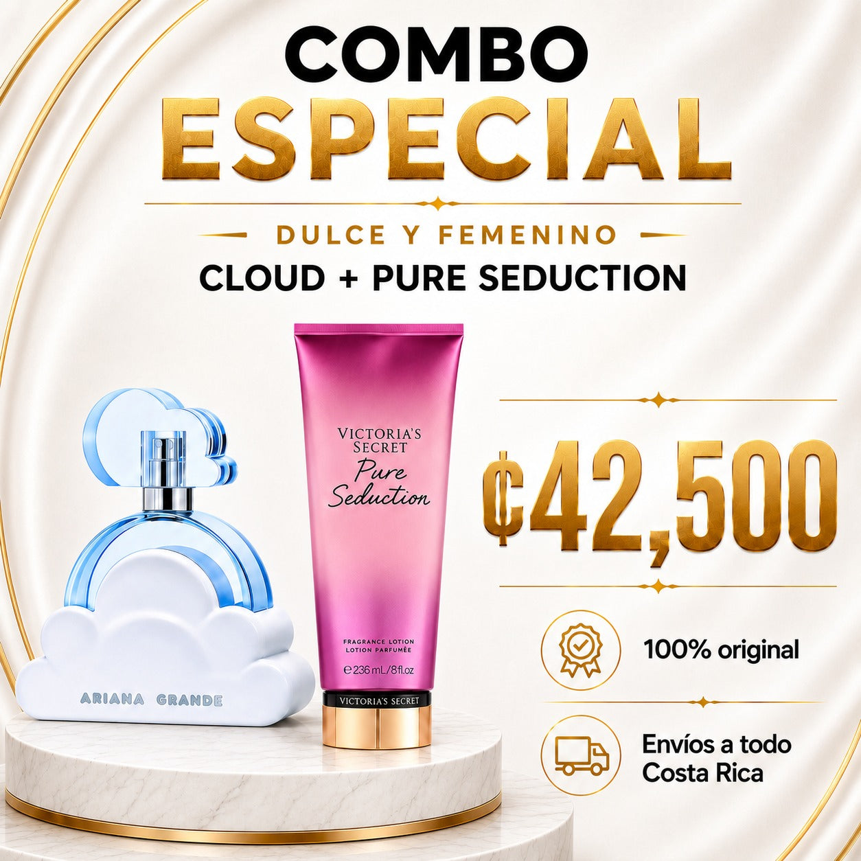 Ariana Grande Cloud + Crema Pure Seduction