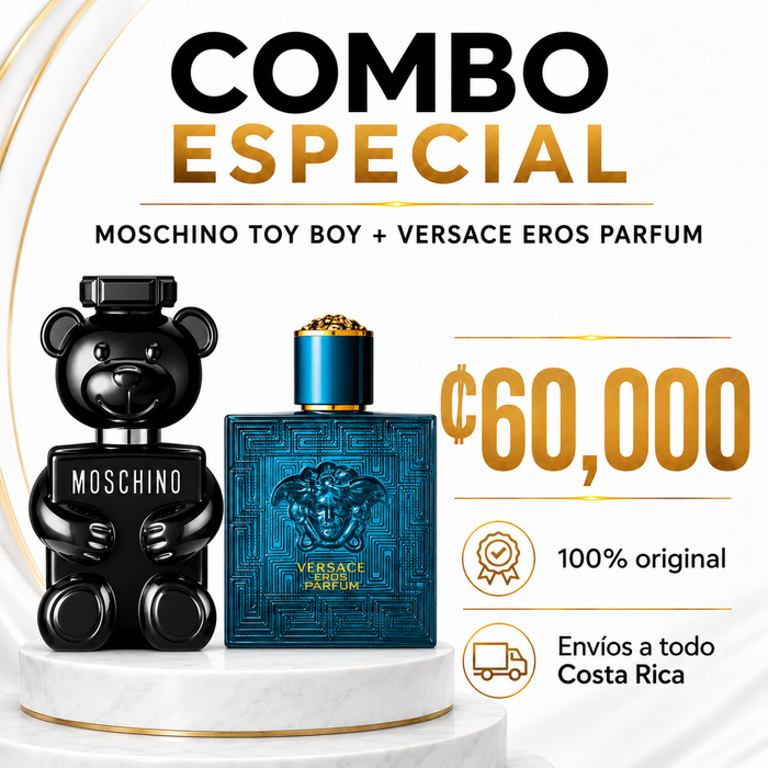 Moschino Toy Boy + Versace Eros EDT