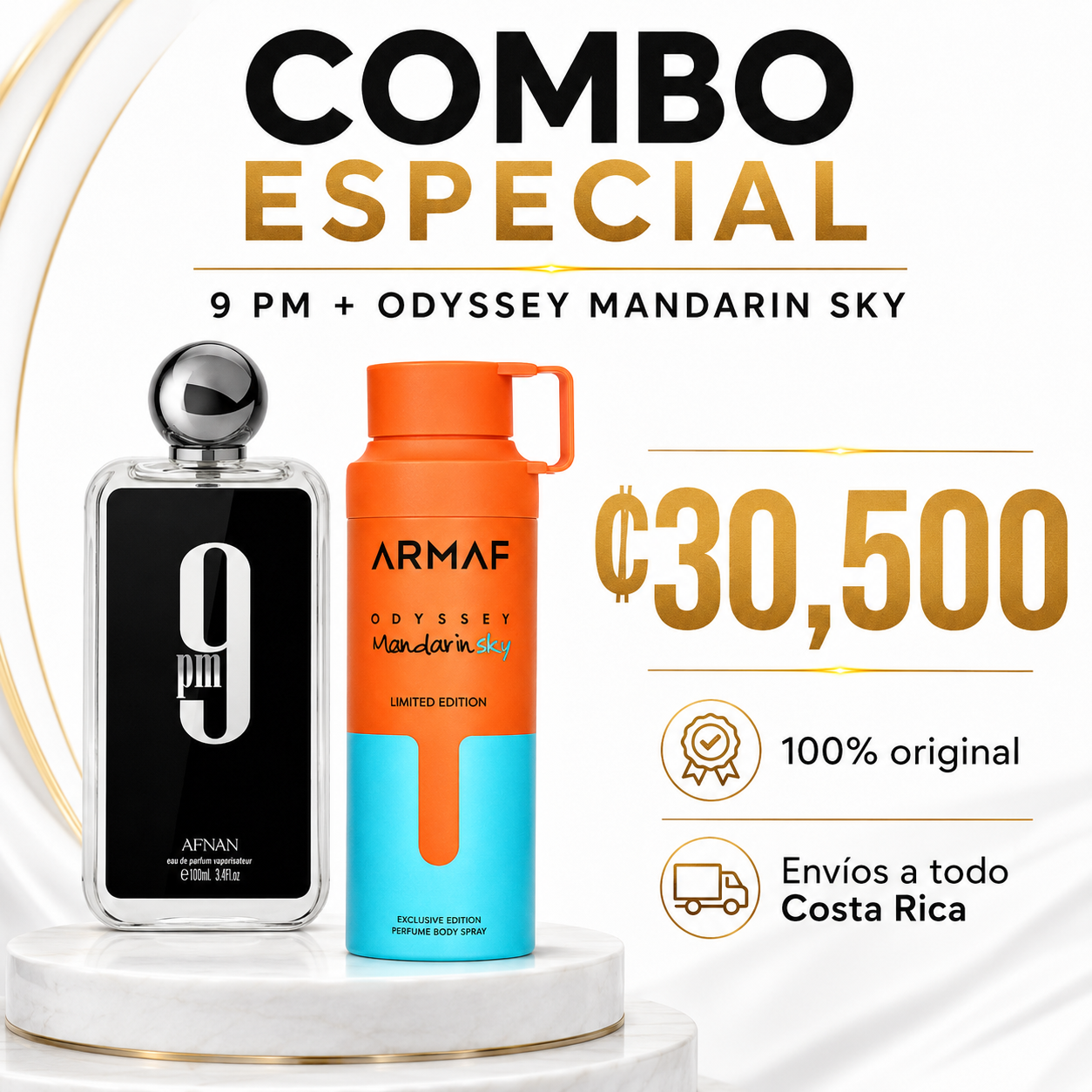 AFNAN 9PM + BODY SPRAY MANDARYN SKY