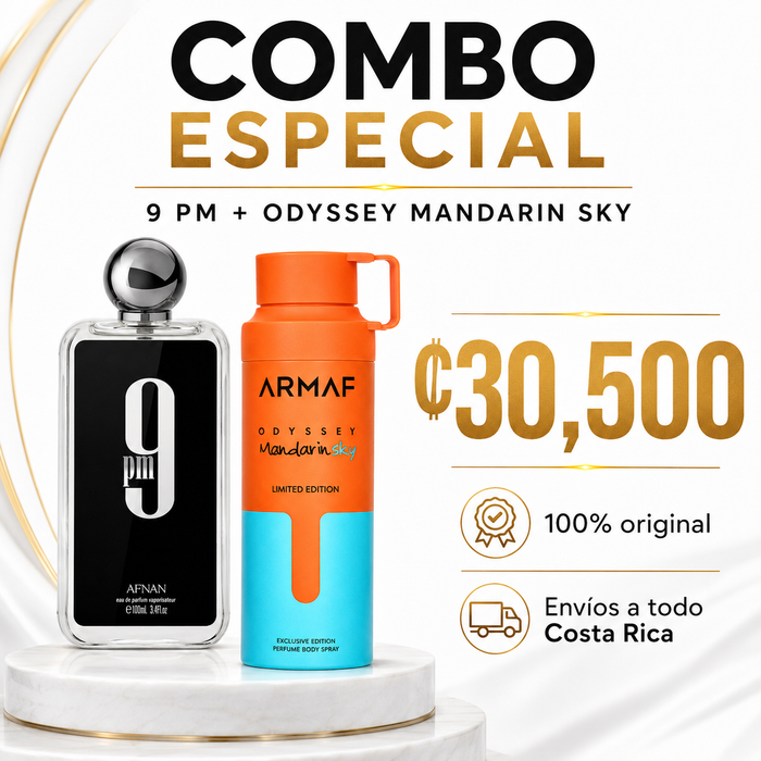 AFNAN 9PM + BODY SPRAY MANDARYN SKY