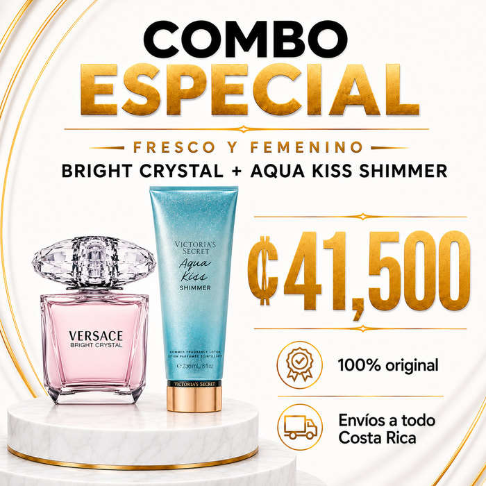 Versace Bright Crystal + Crema Acqua Kiss