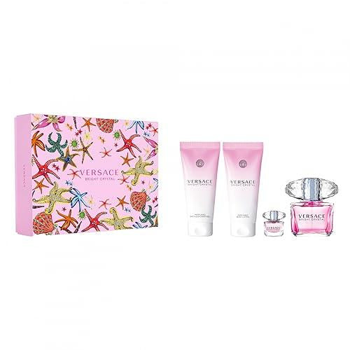 Set Versace Bright Cystal 4 Pzas